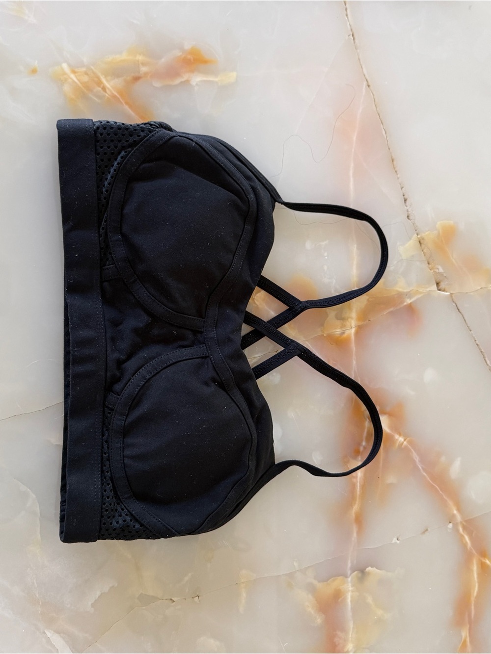 Lorna Jane Black Strappy Wireless Sports Bra